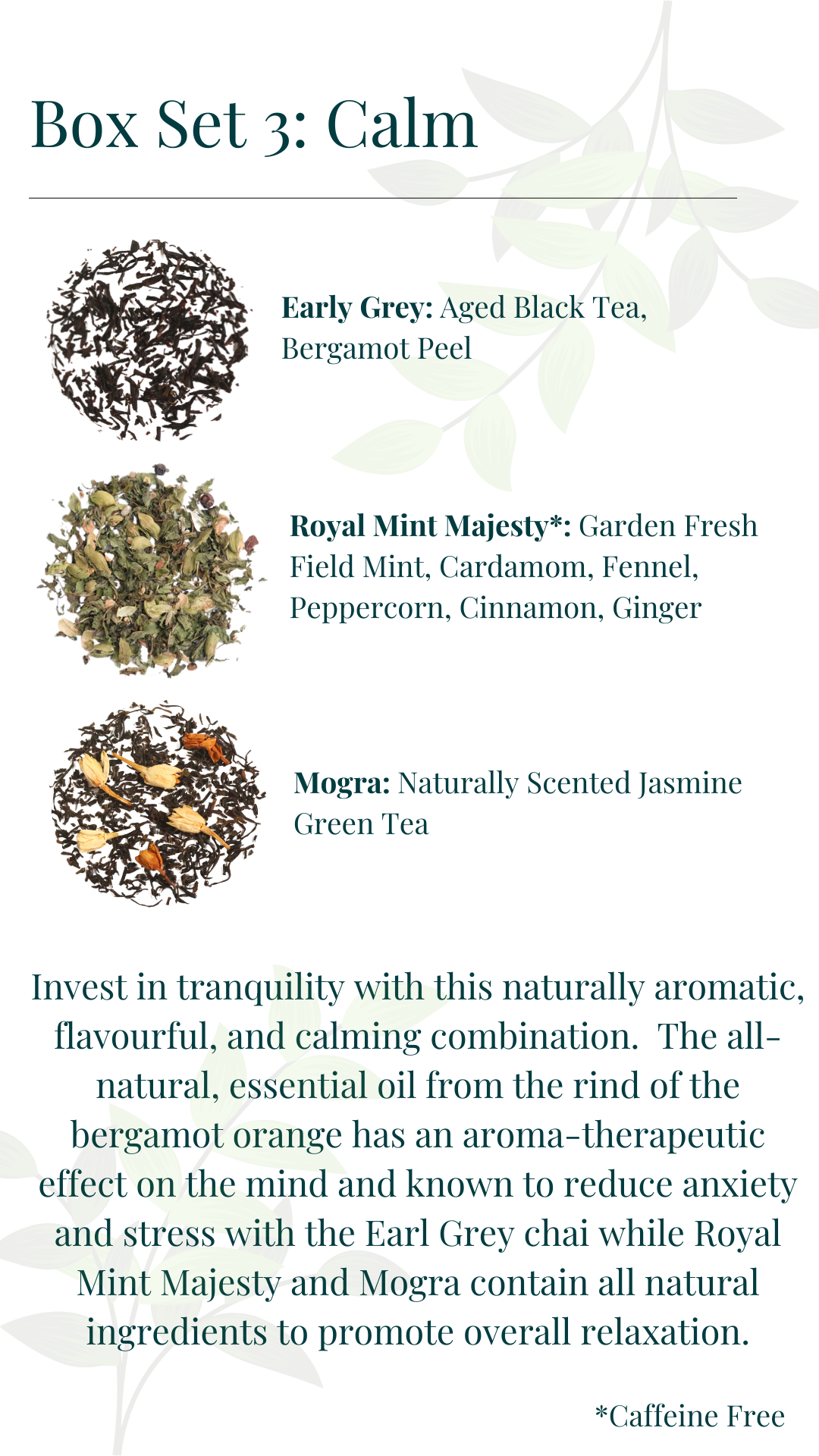 Loose Leaf Tea Set | Chai Tea Box Set | RANI