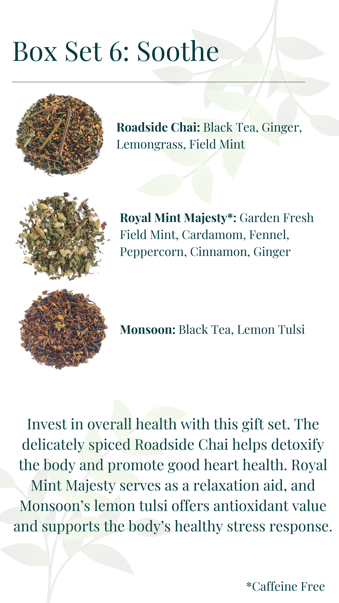 Loose Leaf Tea Set | Chai Tea Box Set | RANI